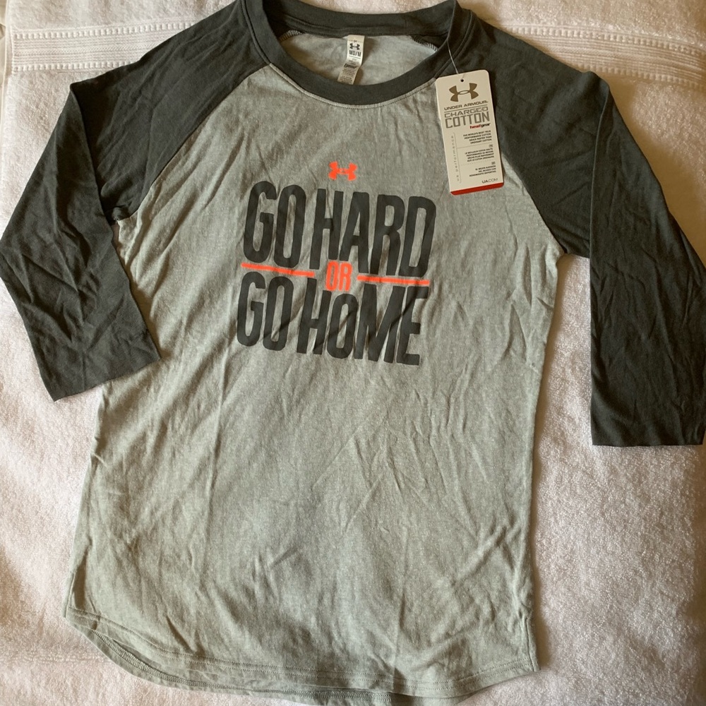 Under Armour Go Hard or Go Home NWT tee
